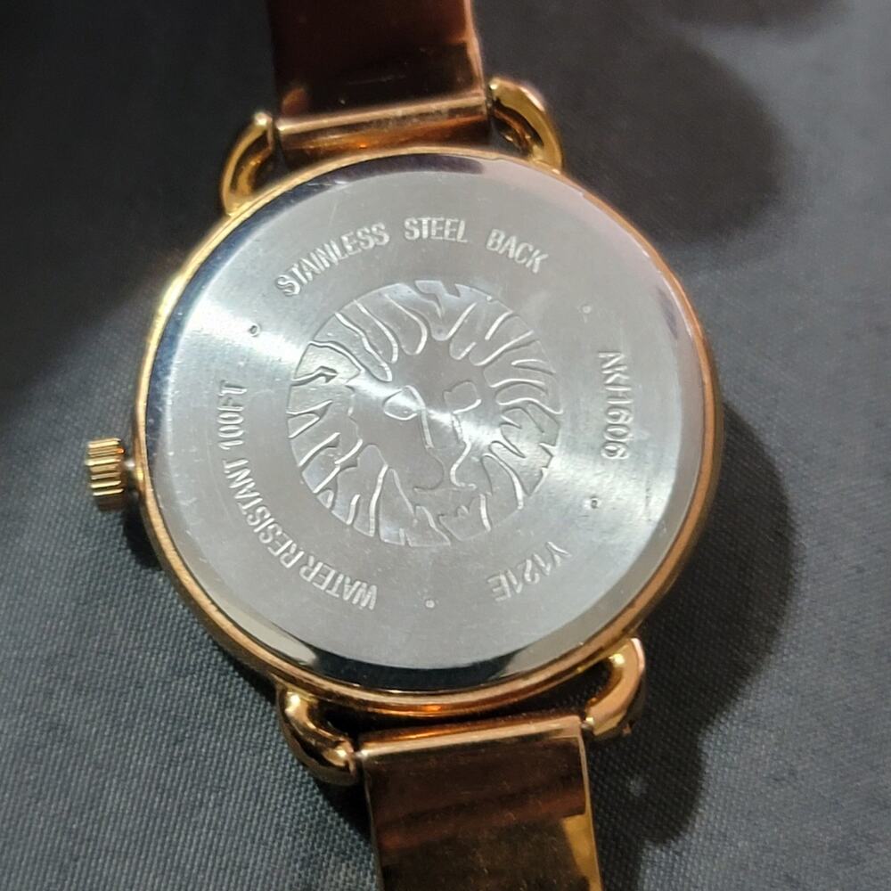 Anne Klein Ceramic Rose Gold Watch - Picture 7 of 7